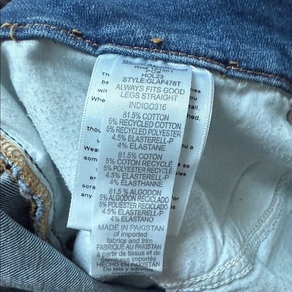 Good American - ALWAYS FITS GOOD LEGS Straight Jeans - Picture 8 of 8